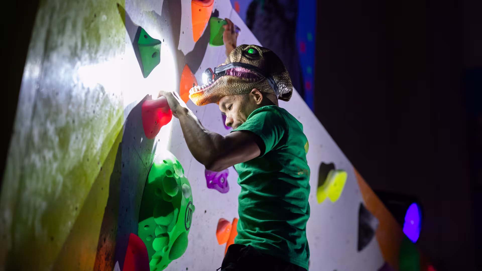 Climbing in the dark